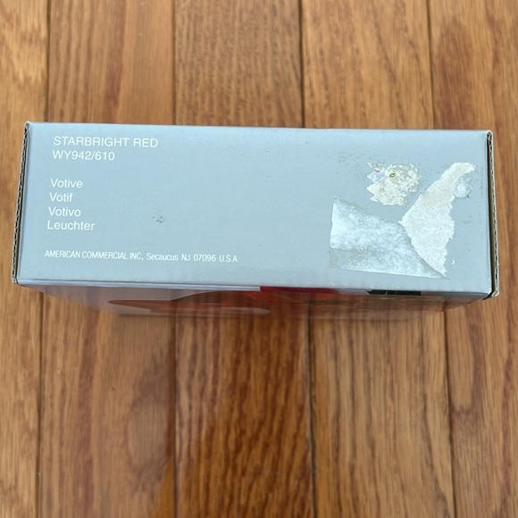 Vintage Studio Nova Starbright Red Votive Tea Light Candleholder - Picture 6 of 6